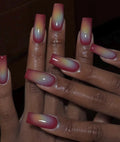 Cherry Skies Aura Handmade Press on Nails