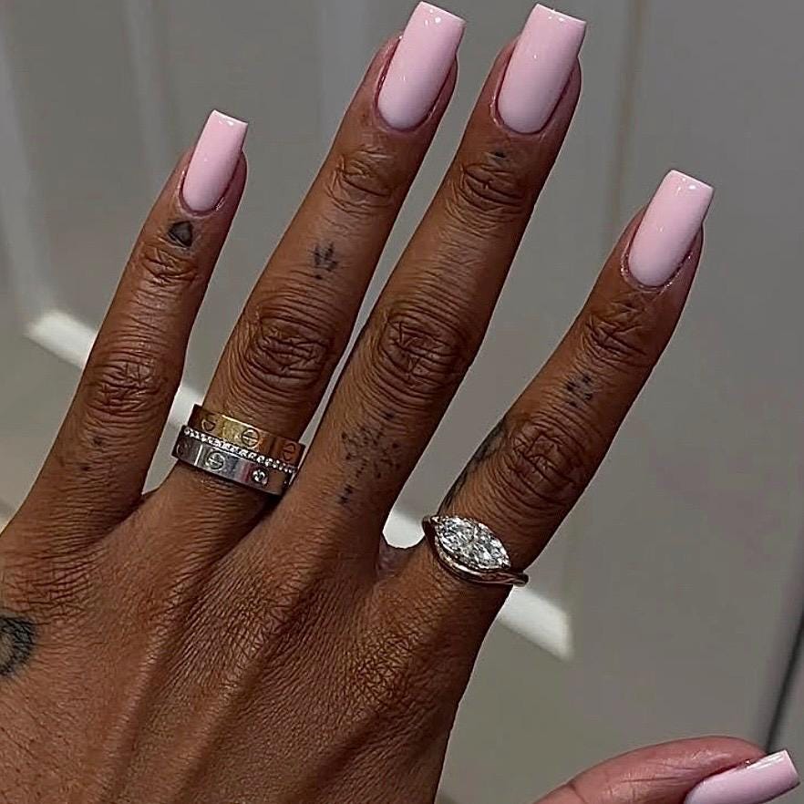 Babydoll Pink | Handmade Press on Nails