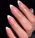 White French Tips | Handmade Press on Nails