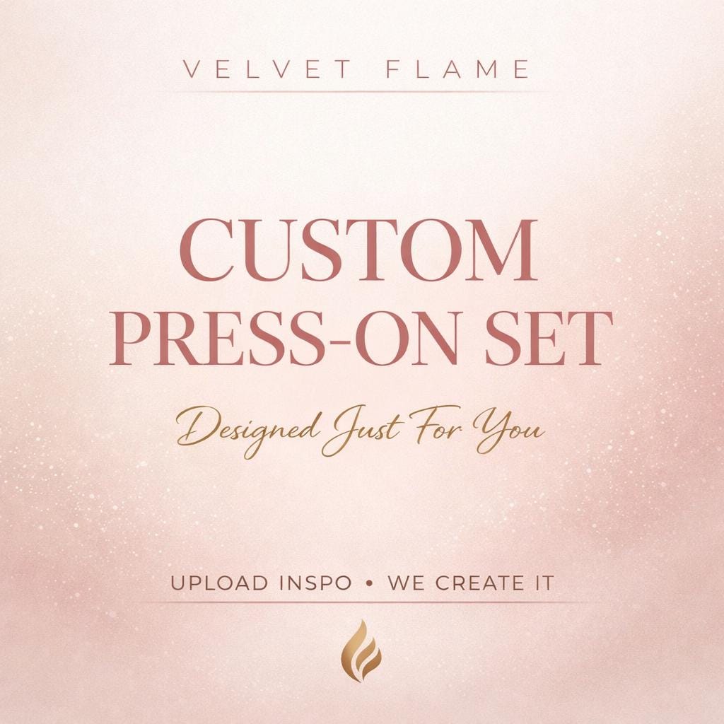 Fully Custom Press On Nails | Upload Your Inspo | Handmade Luxury Set